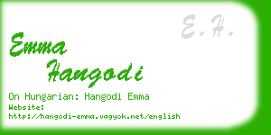 emma hangodi business card
